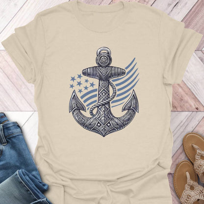 Engraved Anchor T-Shirt