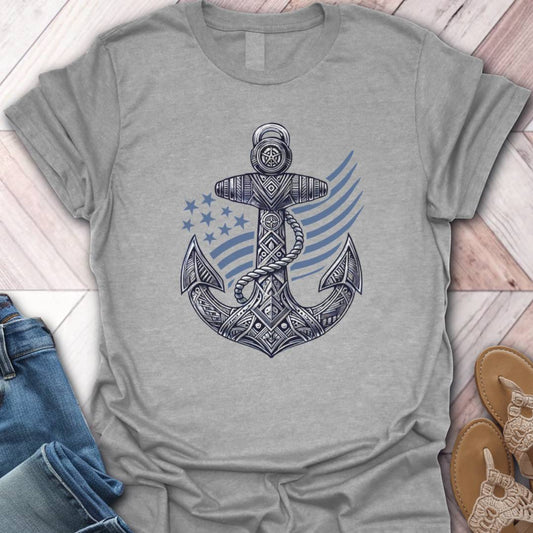 Engraved Anchor T-Shirt
