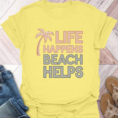 Beach Helps Palm T-Shirt