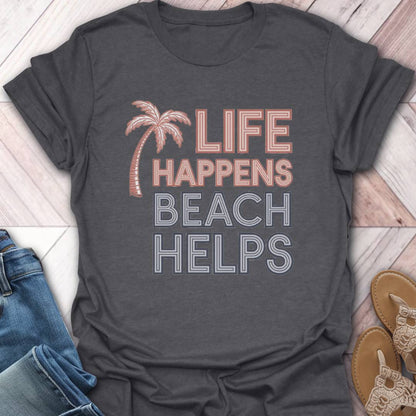 Beach Helps Palm T-Shirt