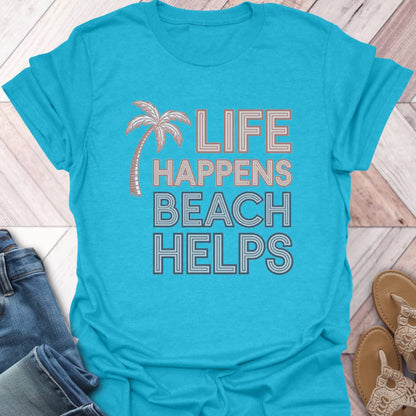 Beach Helps Palm T-Shirt