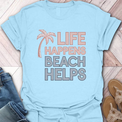 Beach Helps Palm T-Shirt