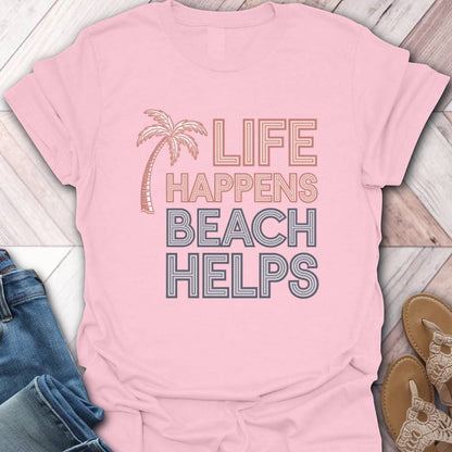 Beach Helps Palm T-Shirt