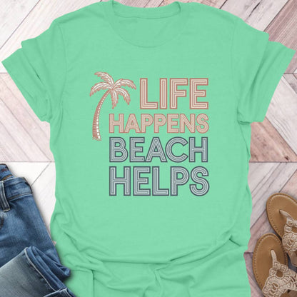 Beach Helps Palm T-Shirt