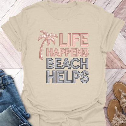 Beach Helps Palm T-Shirt