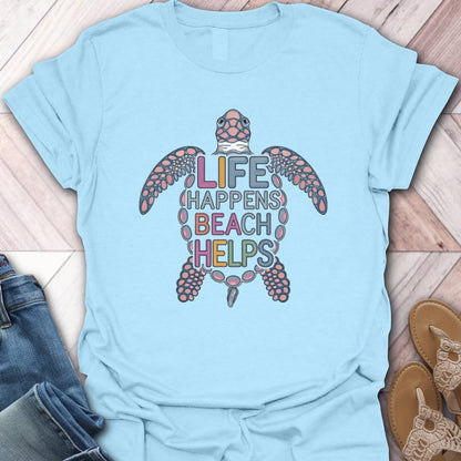 Beach Helps Turtle T-Shirt