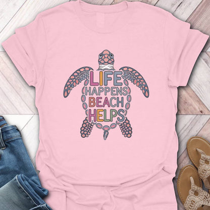 Beach Helps Turtle T-Shirt