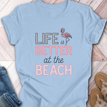 Beach Life Flamingo T-Shirt