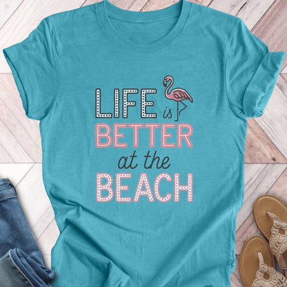 Beach Life Flamingo T-Shirt