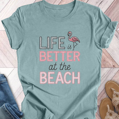 Beach Life Flamingo T-Shirt