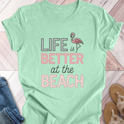 Beach Life Flamingo T-Shirt