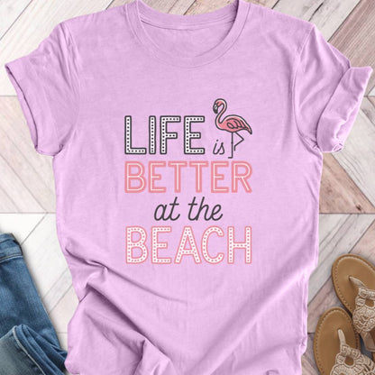 Beach Life Flamingo T-Shirt
