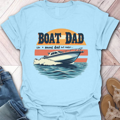 Boat Dad Retro T-Shirt