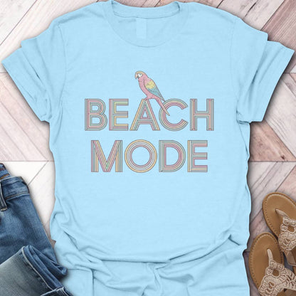 Beach Mode Parrot T-Shirt