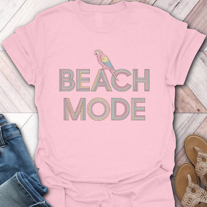 Beach Mode Parrot T-Shirt
