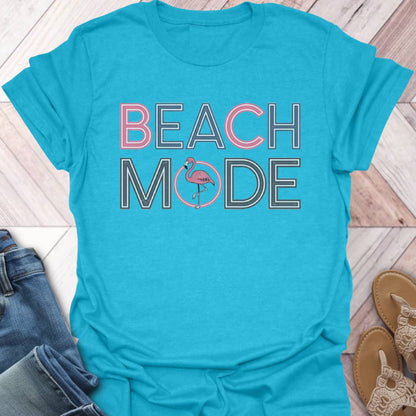 Beach Mode Flamingo T-Shirt
