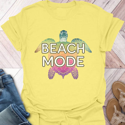 Beach Mode Turtle T-Shirt