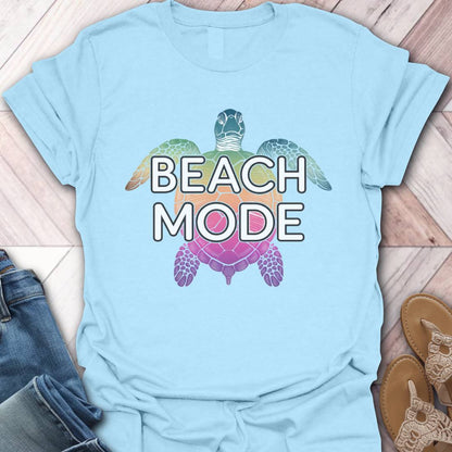 Beach Mode Turtle T-Shirt