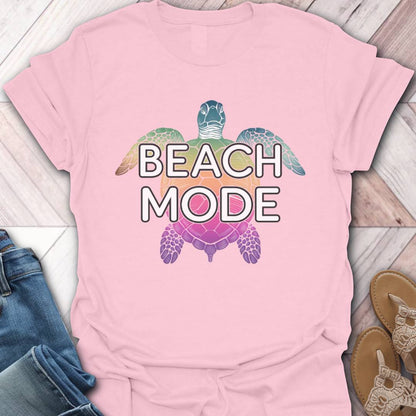 Beach Mode Turtle T-Shirt