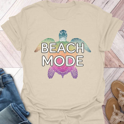 Beach Mode Turtle T-Shirt