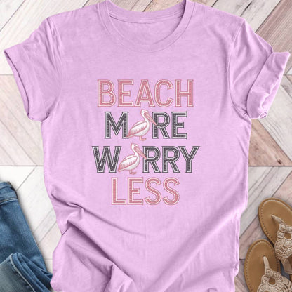 Beach More Pelican T-Shirt