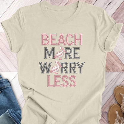 Beach More Pelican T-Shirt