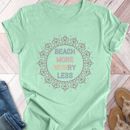 Beach More Mandala T-Shirt