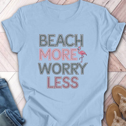 Beach More Flamingo T-Shirt