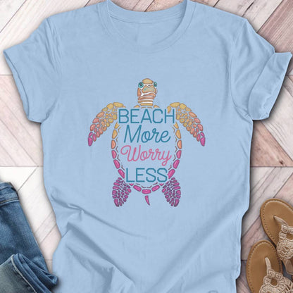 Beach More Turtle T-Shirt