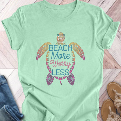 Beach More Turtle T-Shirt