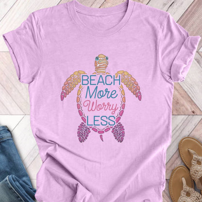 Beach More Turtle T-Shirt