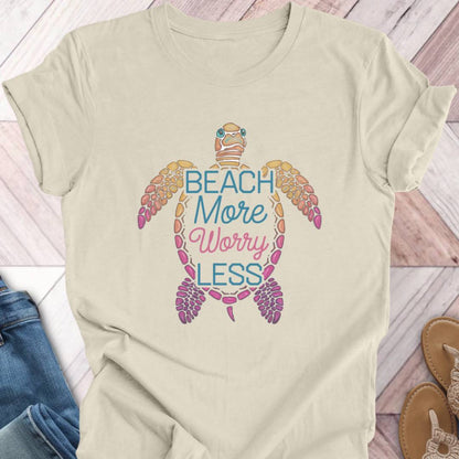 Beach More Turtle T-Shirt