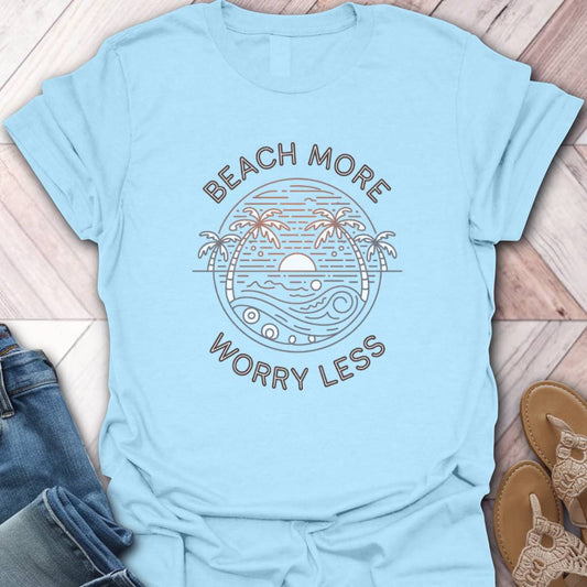 Beach More Palm Trees T-Shirt