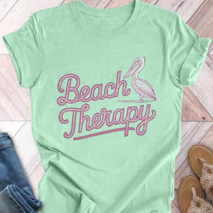 Beach Therapy Pelican T-Shirt