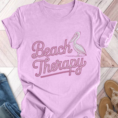 Beach Therapy Pelican T-Shirt