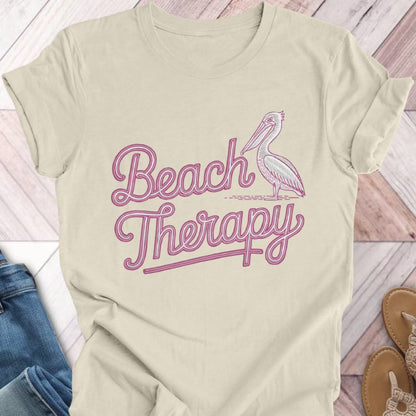 Beach Therapy Pelican T-Shirt