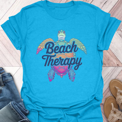 Beach Therapy Turtle T-Shirt