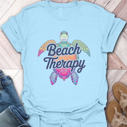 Beach Therapy Turtle T-Shirt