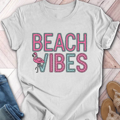 Beach Vibes Flamingo T-Shirt