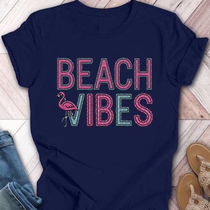 Beach Vibes Flamingo T-Shirt