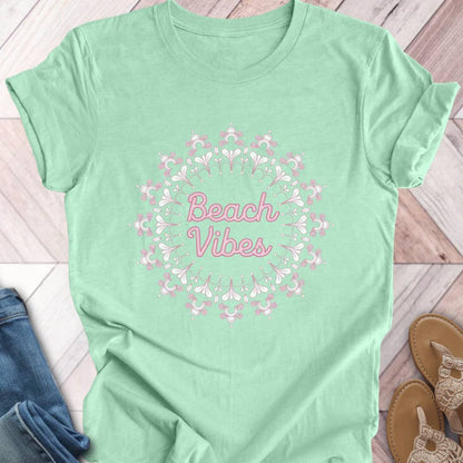 Beach Vibes Mandala T-Shirt