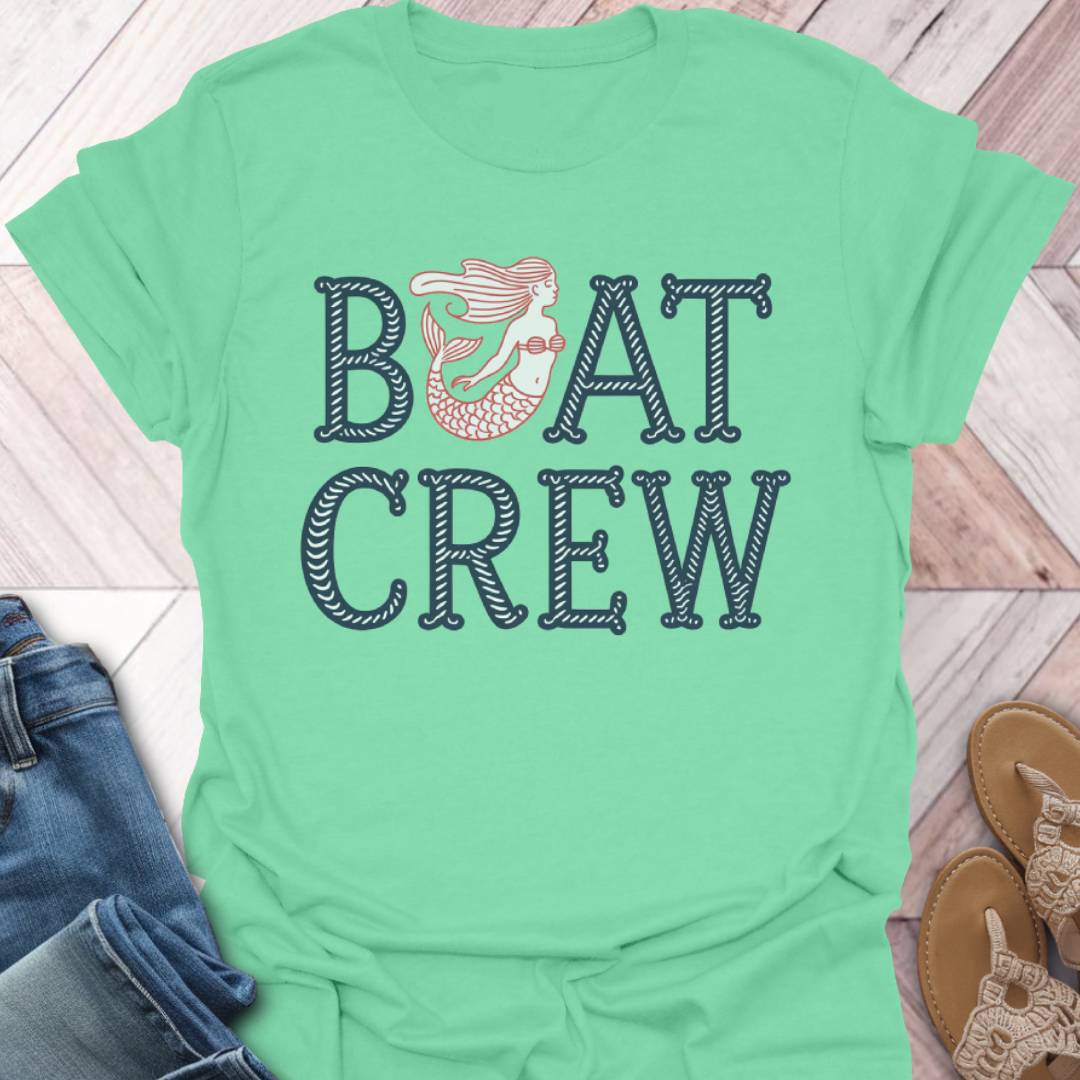 Boat Crew Mermaid T-Shirt