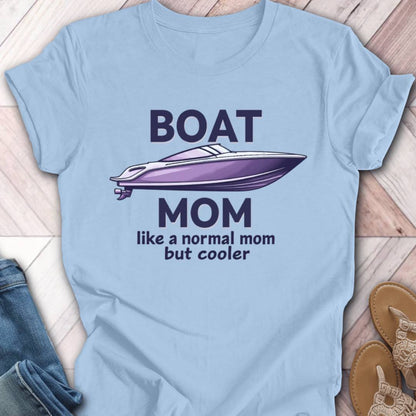 Boat Mom Simple T-Shirt