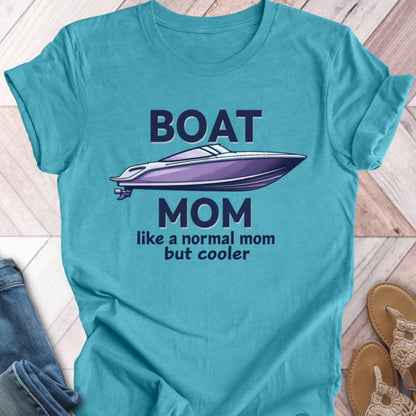 Boat Mom Simple T-Shirt