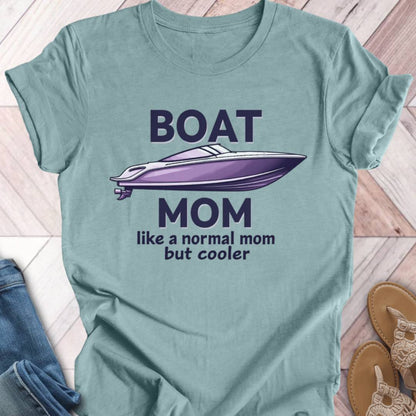 Boat Mom Simple T-Shirt