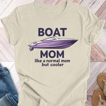 Boat Mom Simple T-Shirt