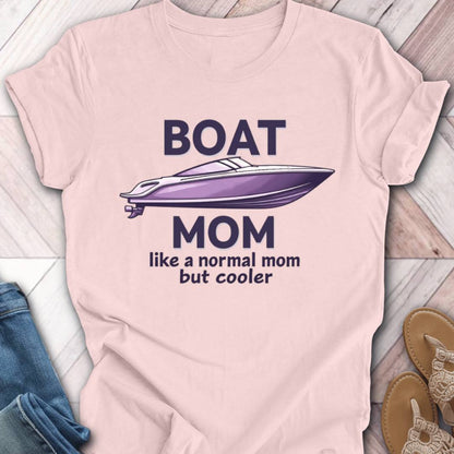 Boat Mom Simple T-Shirt