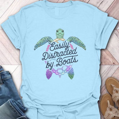 Boat Distraction Turtle T-Shirt
