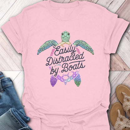 Boat Distraction Turtle T-Shirt