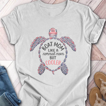 Boat Mom Turtle T-Shirt